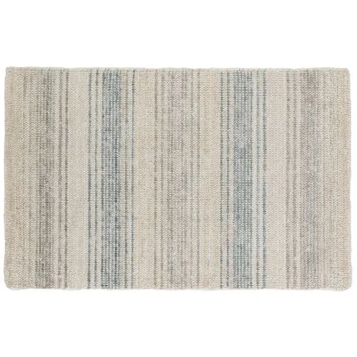 Moonshine Flat-Weave Rug - DASH & ALBERT - Blue - Blue