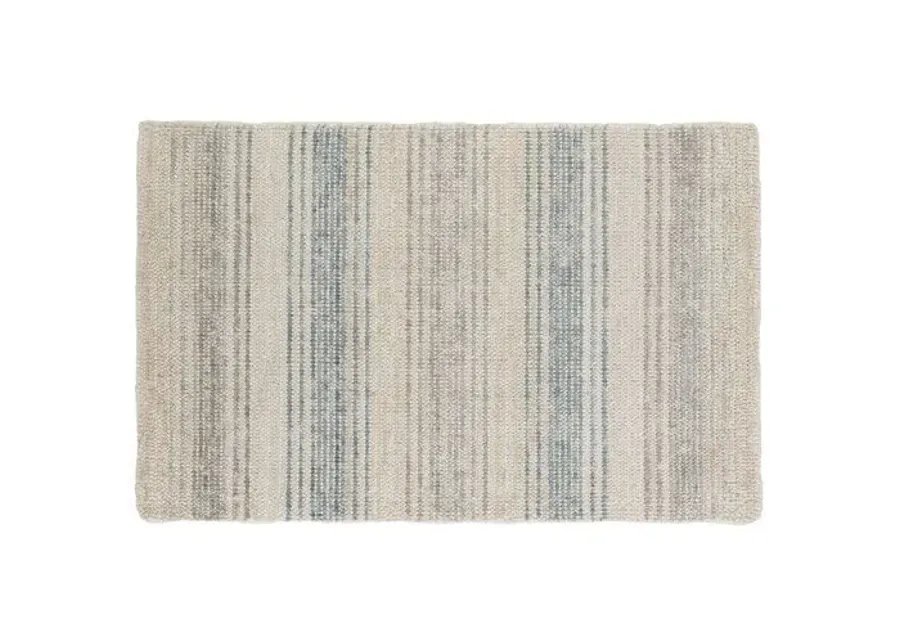 Moonshine Flat-Weave Rug - DASH & ALBERT - Blue - Blue