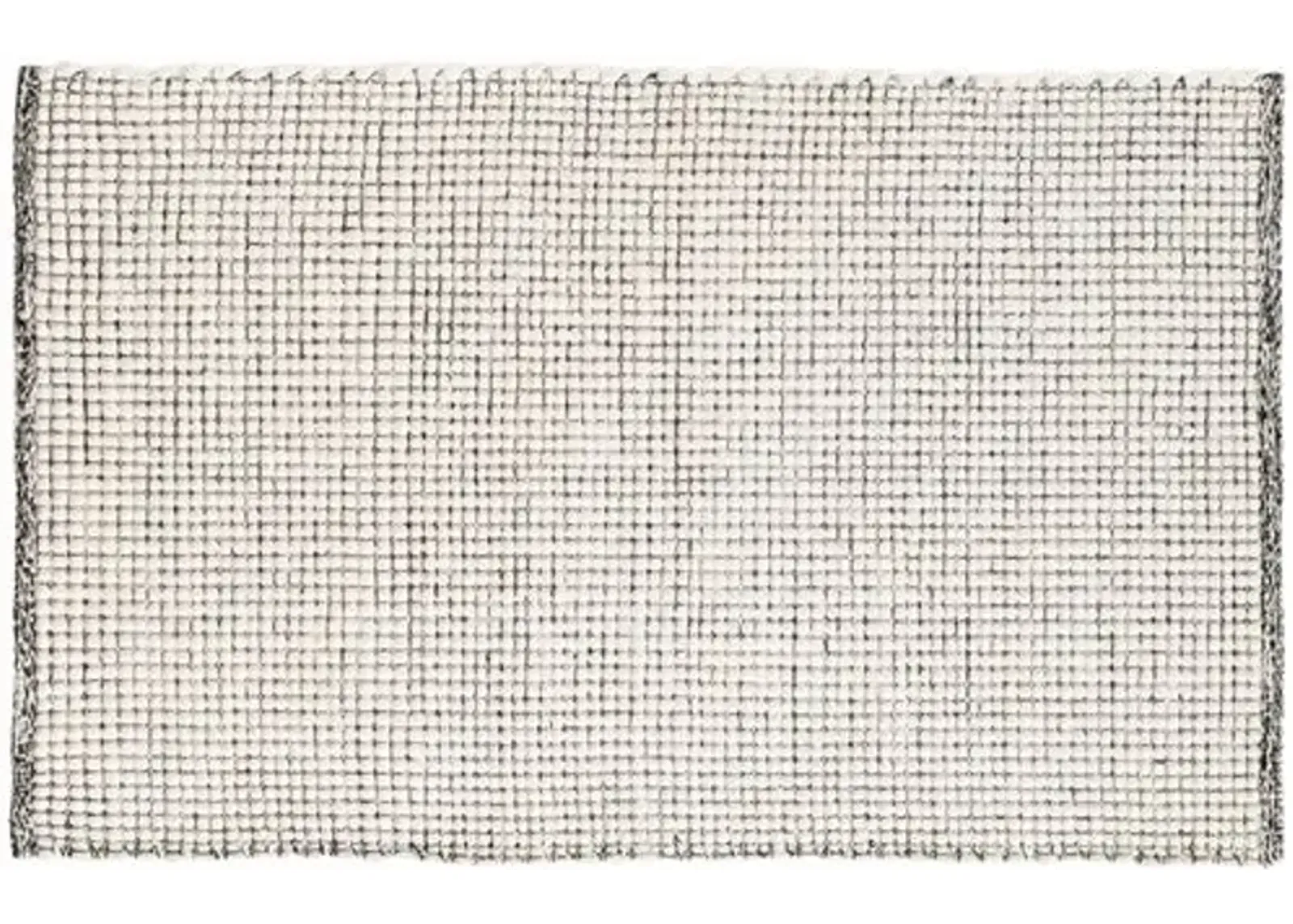 Network Handwoven Rug - DASH & ALBERT - Black - Black