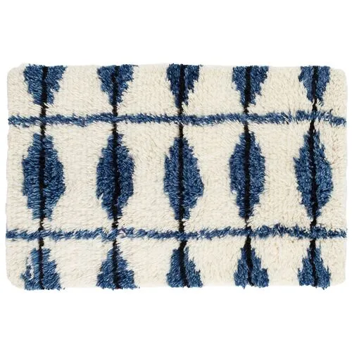 Noma Hand-Knotted Rug - DASH & ALBERT - Blue - Blue