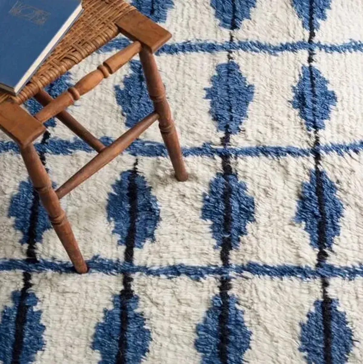 Noma Hand-Knotted Rug - DASH & ALBERT - Blue - Blue