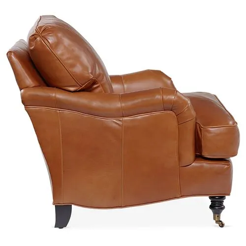 Brooke Leather Club Chair