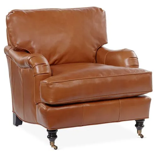 Brooke Leather Club Chair