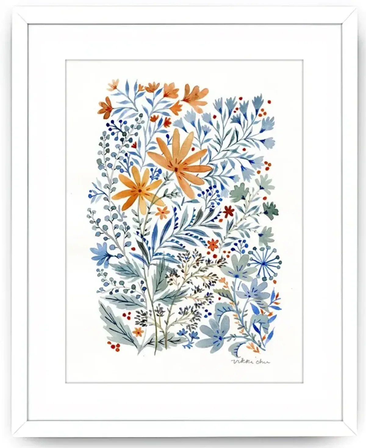 Vikki Chu, Watercolor Flowers Painting