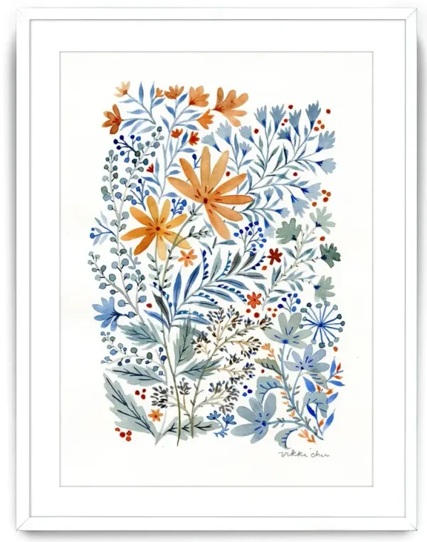 Vikki Chu, Watercolor Flowers Painting