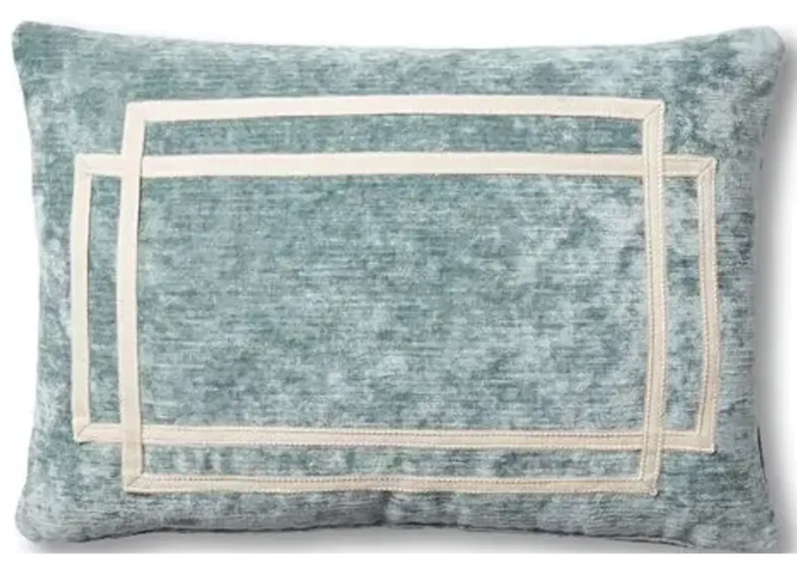 Sam 15x23 Lumbar Pillow - Blue Velvet