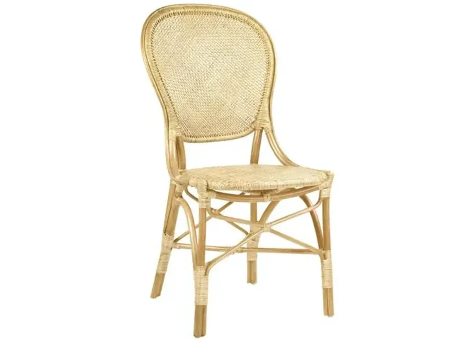 Rossini Rattan Side Chair - Natural - Sika Design - Handcrafted - Beige