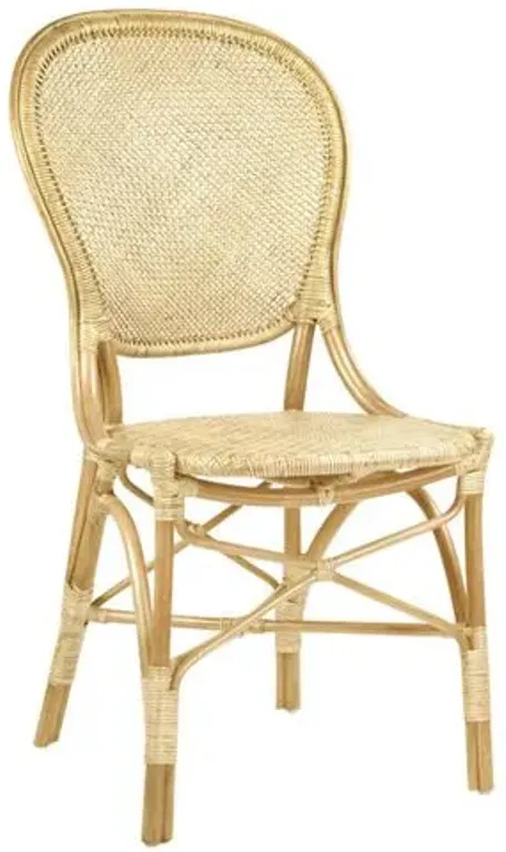 Rossini Rattan Side Chair - Natural - Sika Design - Handcrafted - Beige