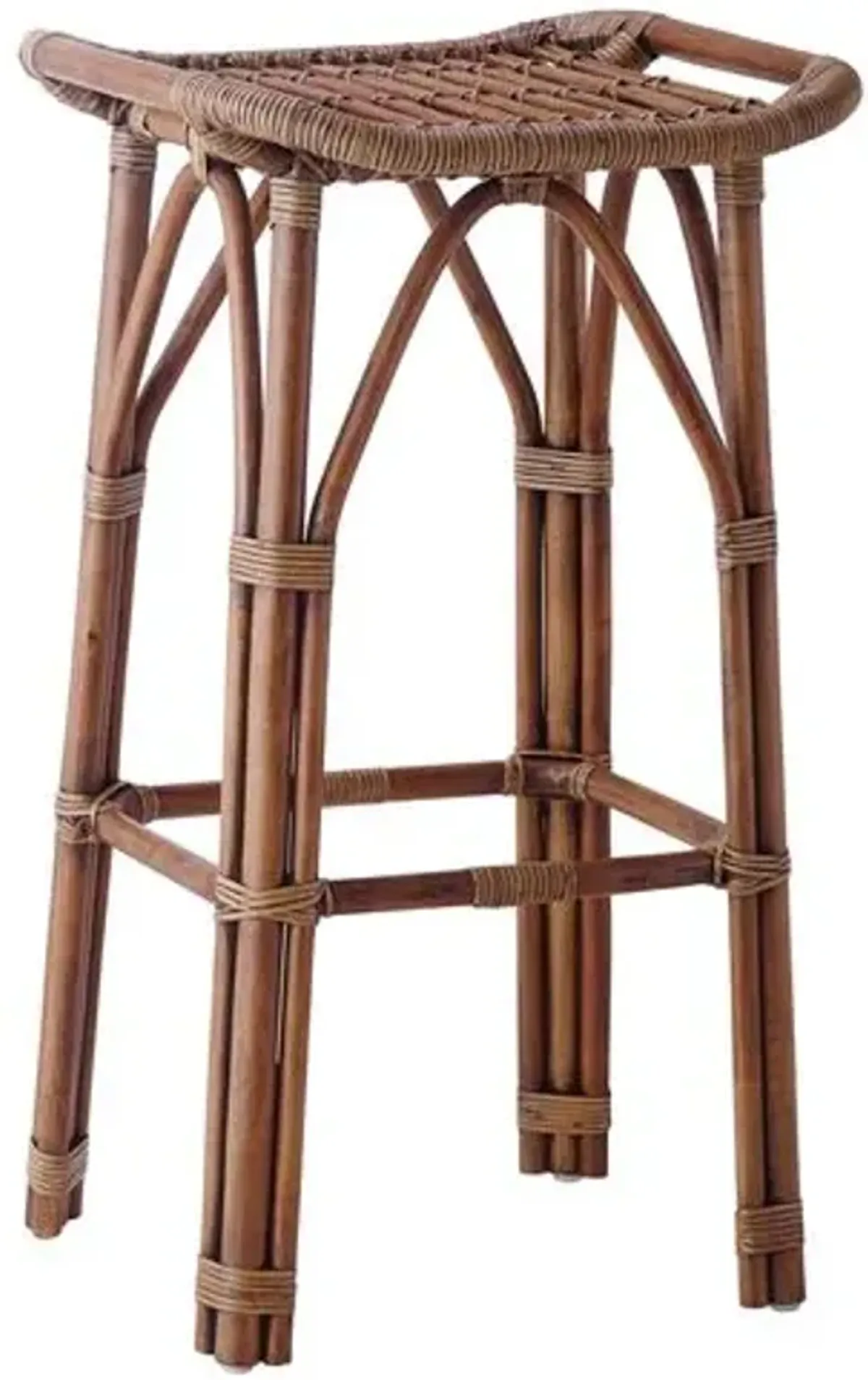 Salsa Rattan Barstool - Antique - Sika Design - Brown