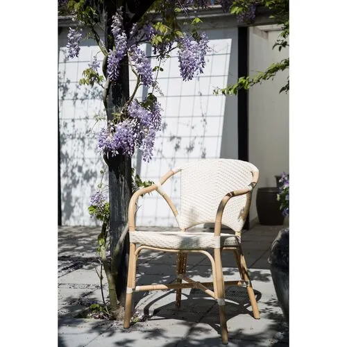 Valerie Rattan Armchair - Natural - Sika Design - Ivory