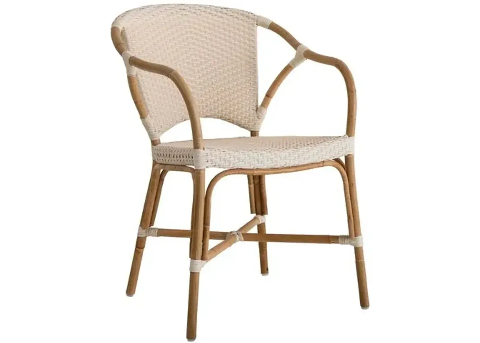 Valerie Rattan Armchair - Natural - Sika Design - Ivory