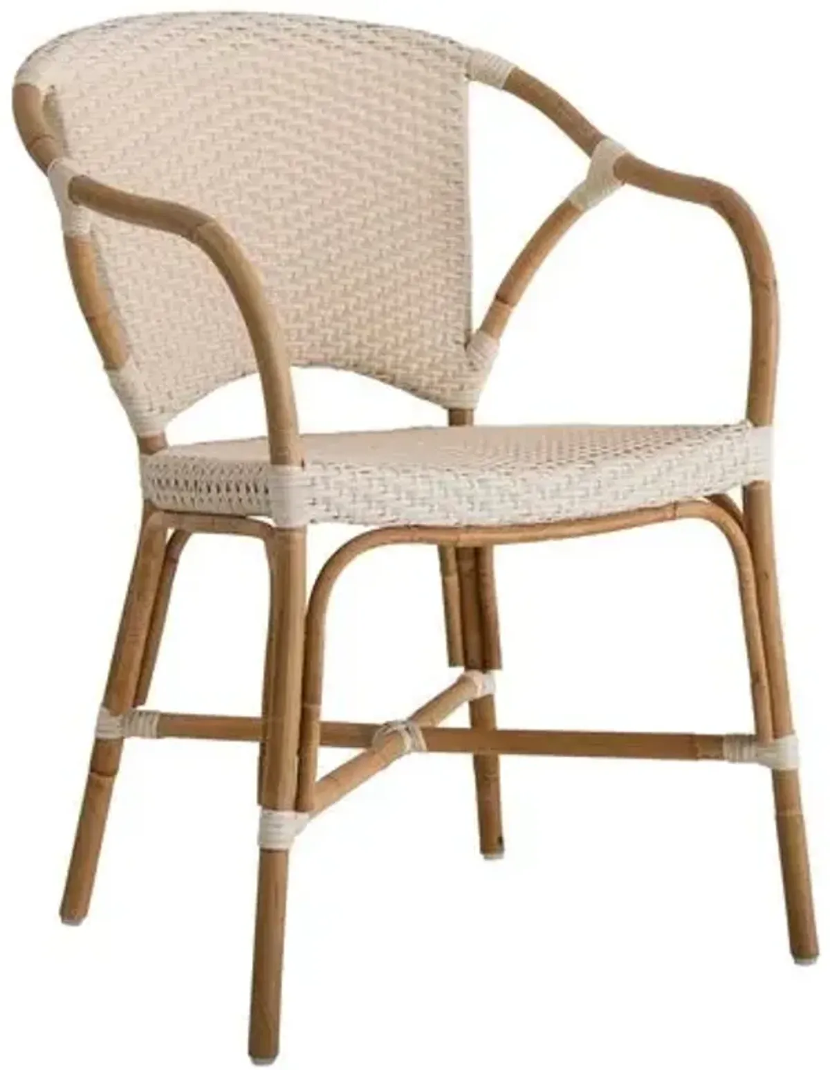 Valerie Rattan Armchair - Natural - Sika Design - Ivory