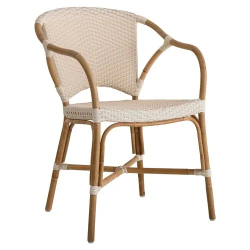 Valerie Rattan Armchair - Natural - Sika Design - Ivory