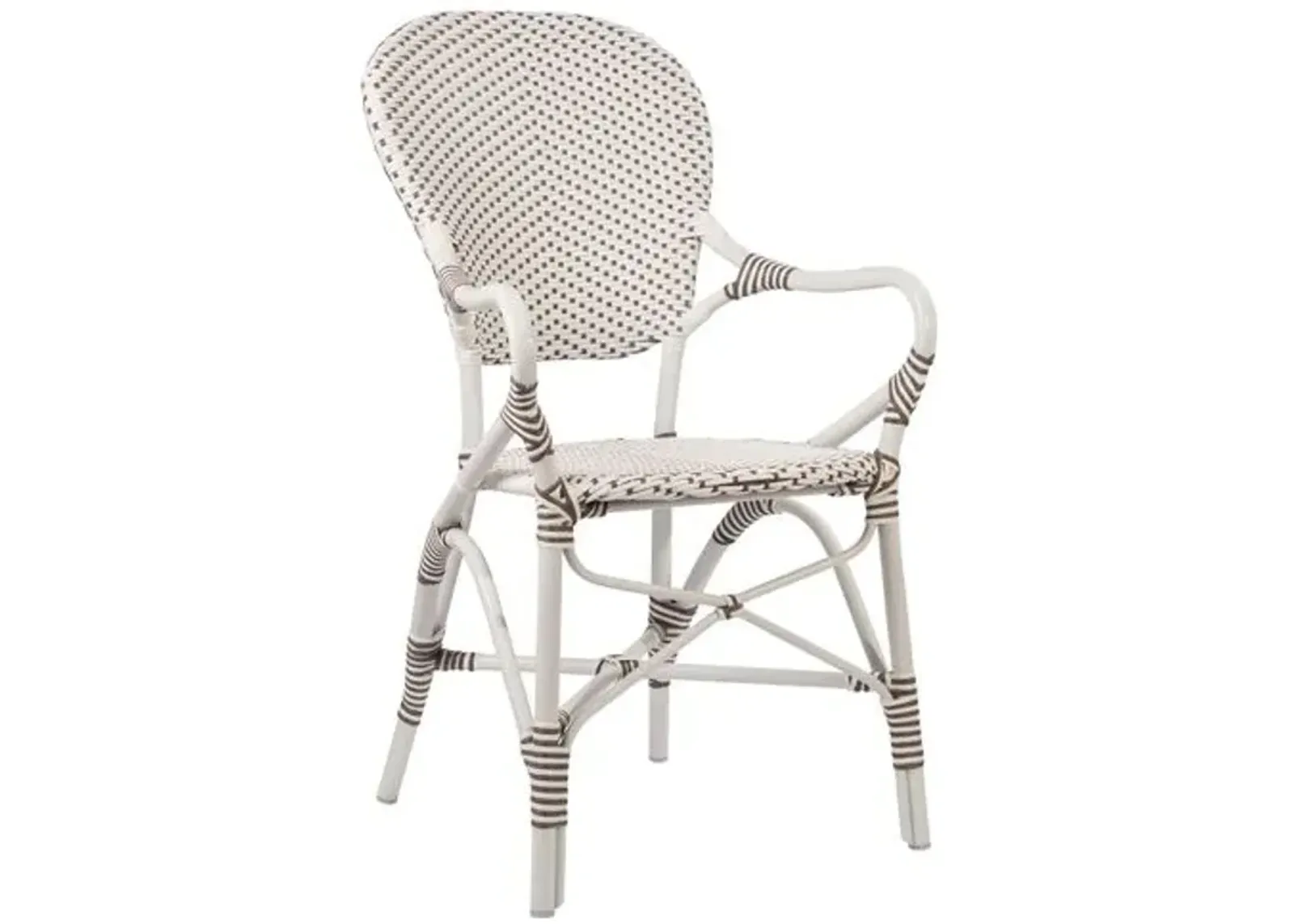 Isabell Outdoor Armchair - White/Cappuccino - Sika Design