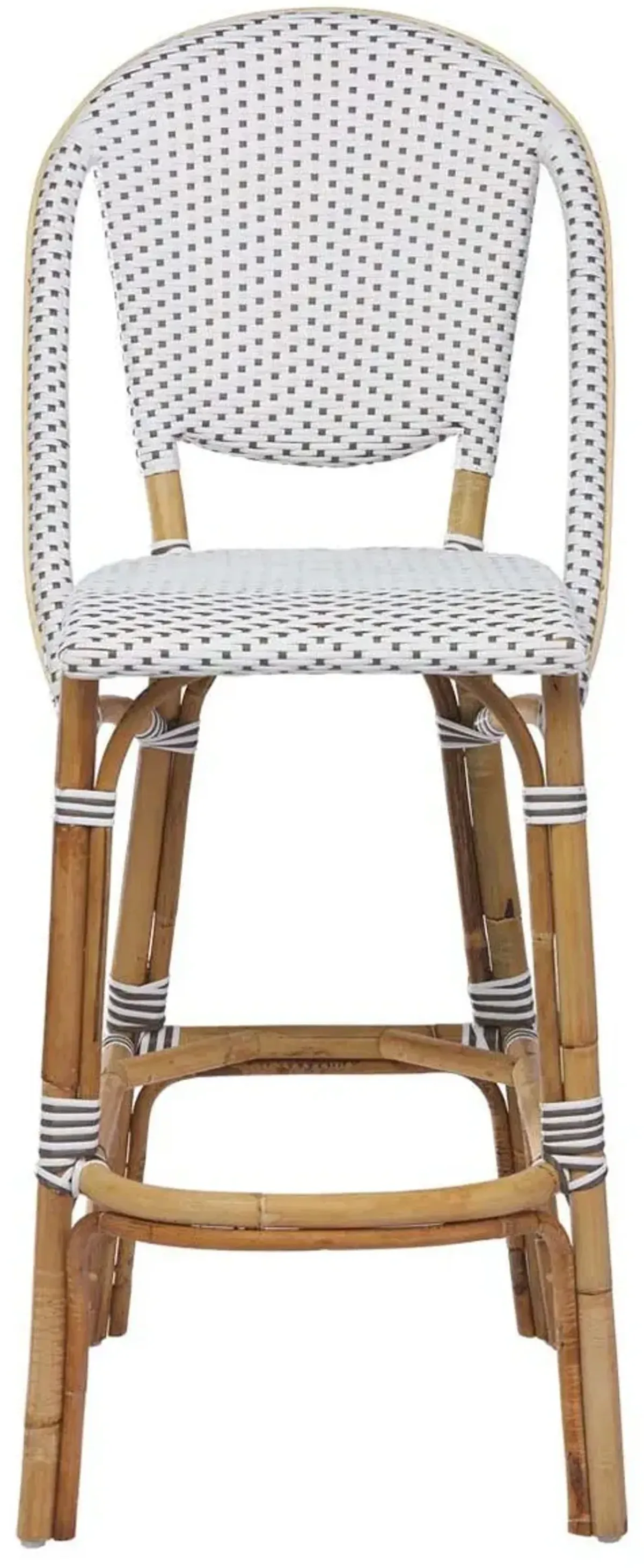 Sofie Rattan Barstool - Natural - Sika Design - Handcrafted - White