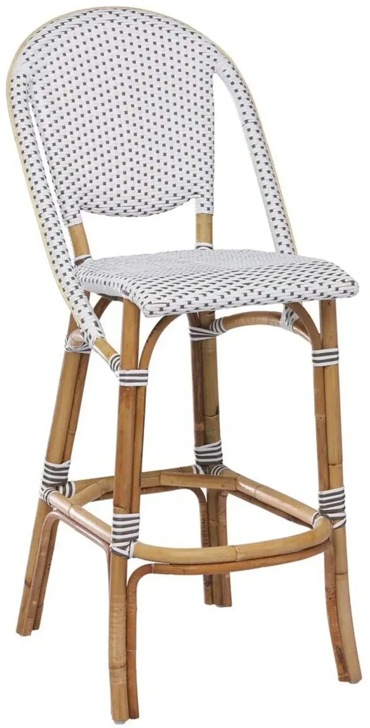 Sofie Rattan Barstool - Natural - Sika Design - Handcrafted - White