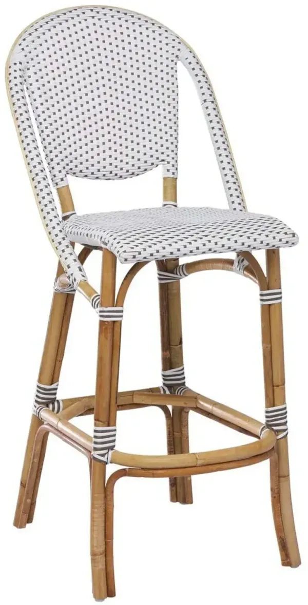 Sofie Rattan Barstool - Natural - Sika Design - Handcrafted - White