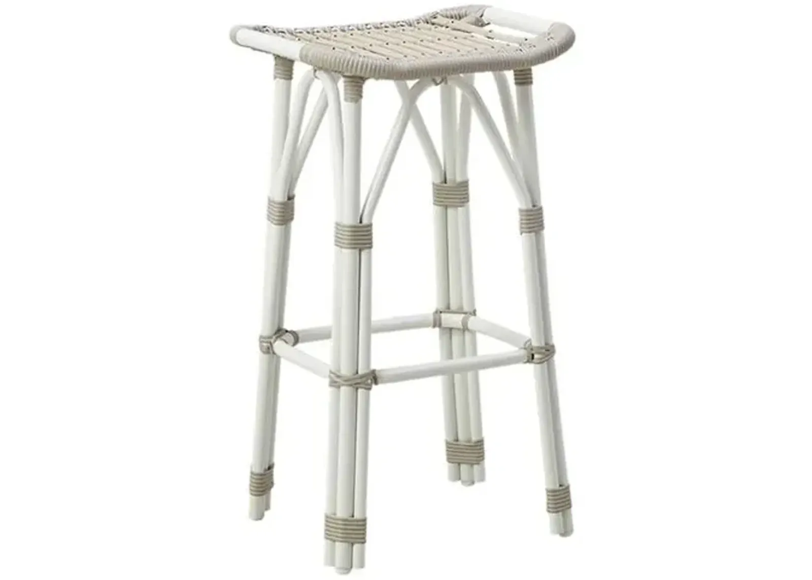 Salsa Outdoor Counter Stool - Dove White - Sika Design