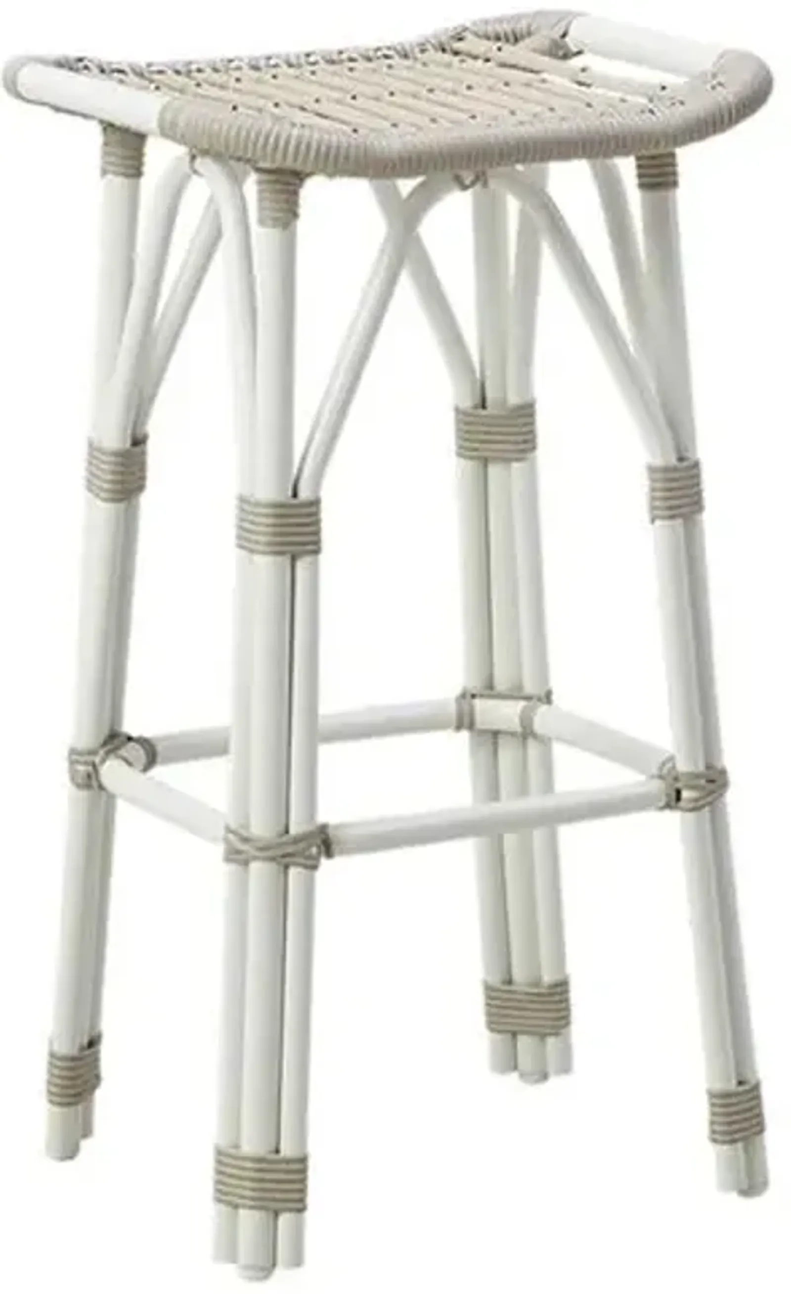 Salsa Outdoor Counter Stool - Dove White - Sika Design