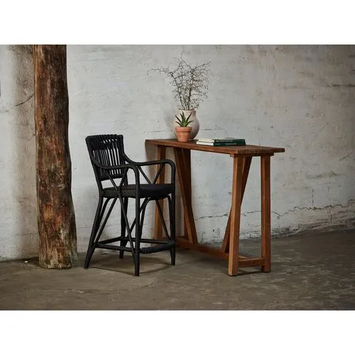 Blues Counter Stool - Black - Sika Design