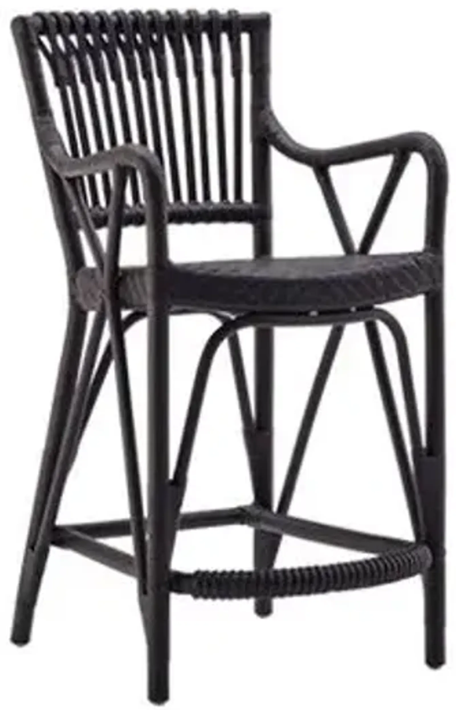 Blues Counter Stool - Black - Sika Design