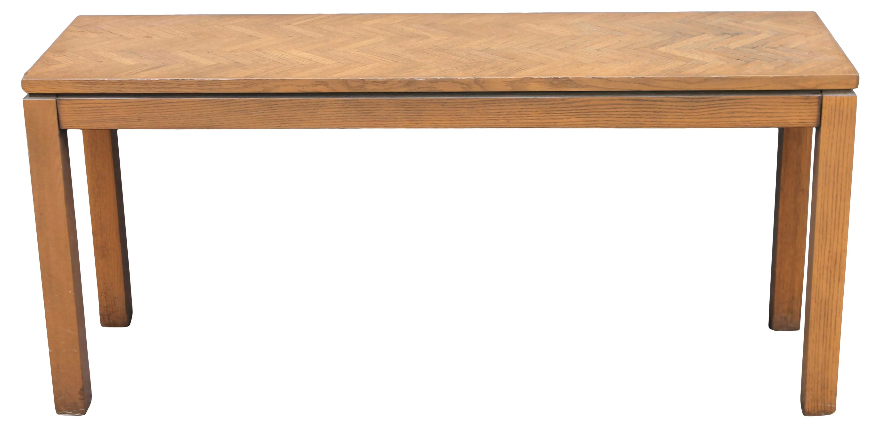 Modern "Zigzag" Console Table - Something Vintage - Brown