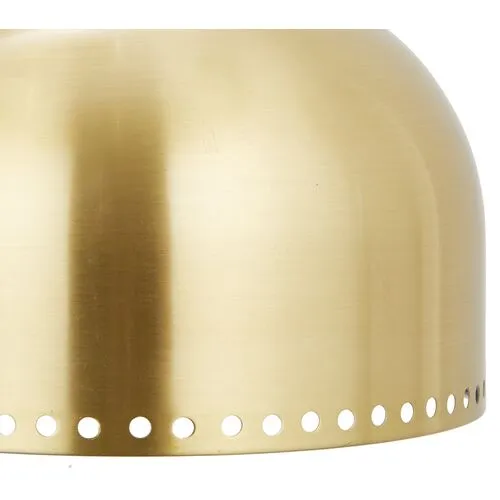 Visual Comfort - Theo Dome Adjustable Plug-In Wall Sconce - Brass - Gold