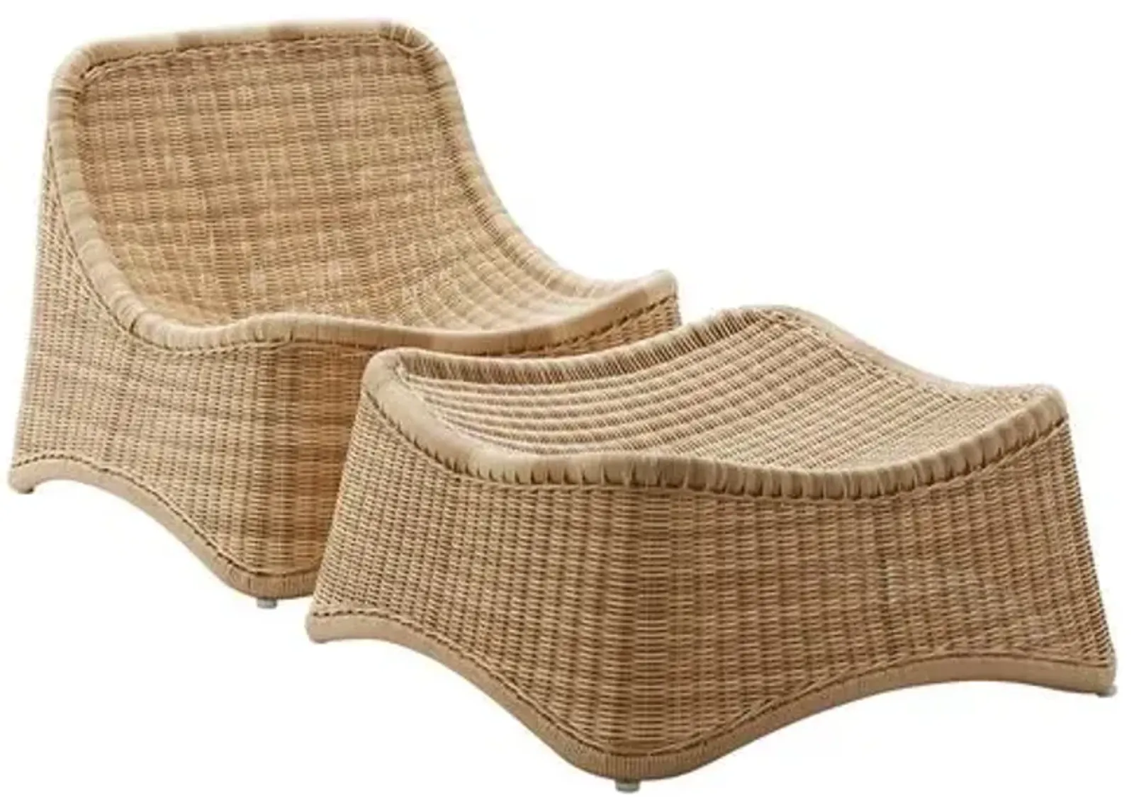 Chill Outdoor Lounge Chair - Natural - Sika Design - Beige