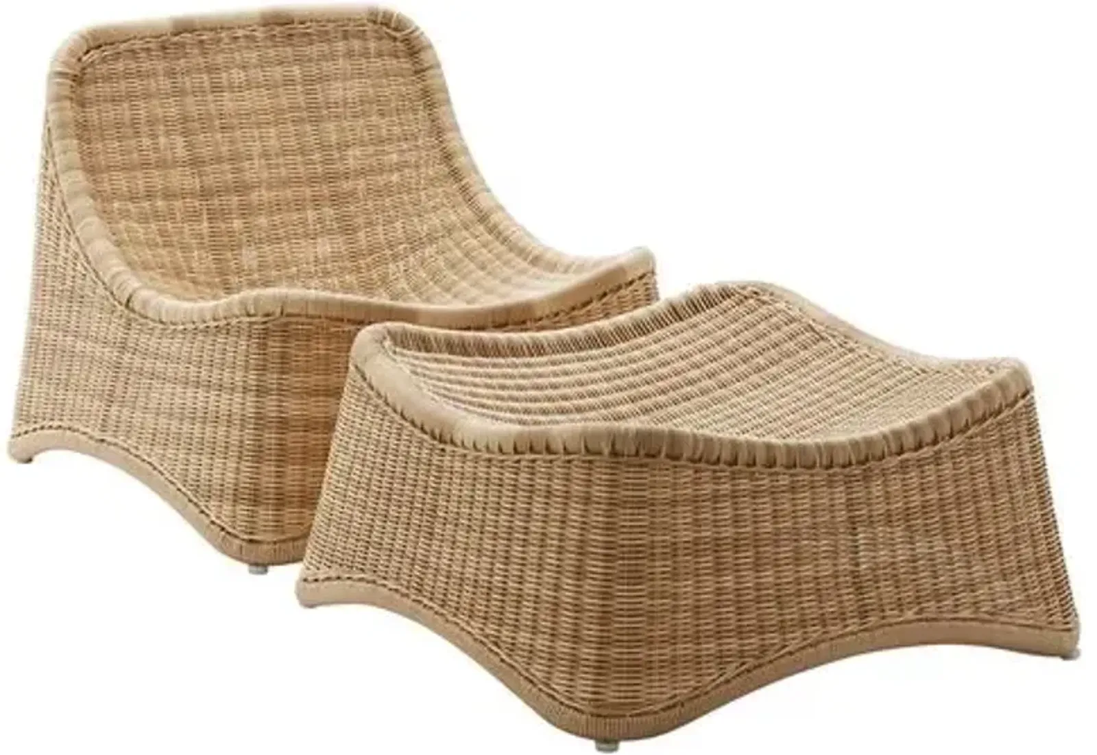 Chill Outdoor Lounge Chair - Natural - Sika Design - Beige