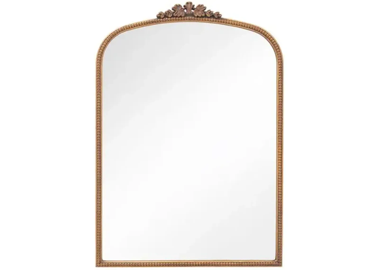 Bridgitte Ornate Wall Mirror - Antiqued Gold