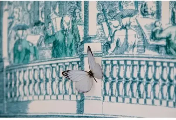 Dawn Wolfe - Large Fete in Blue - Dawn Wolfe Design