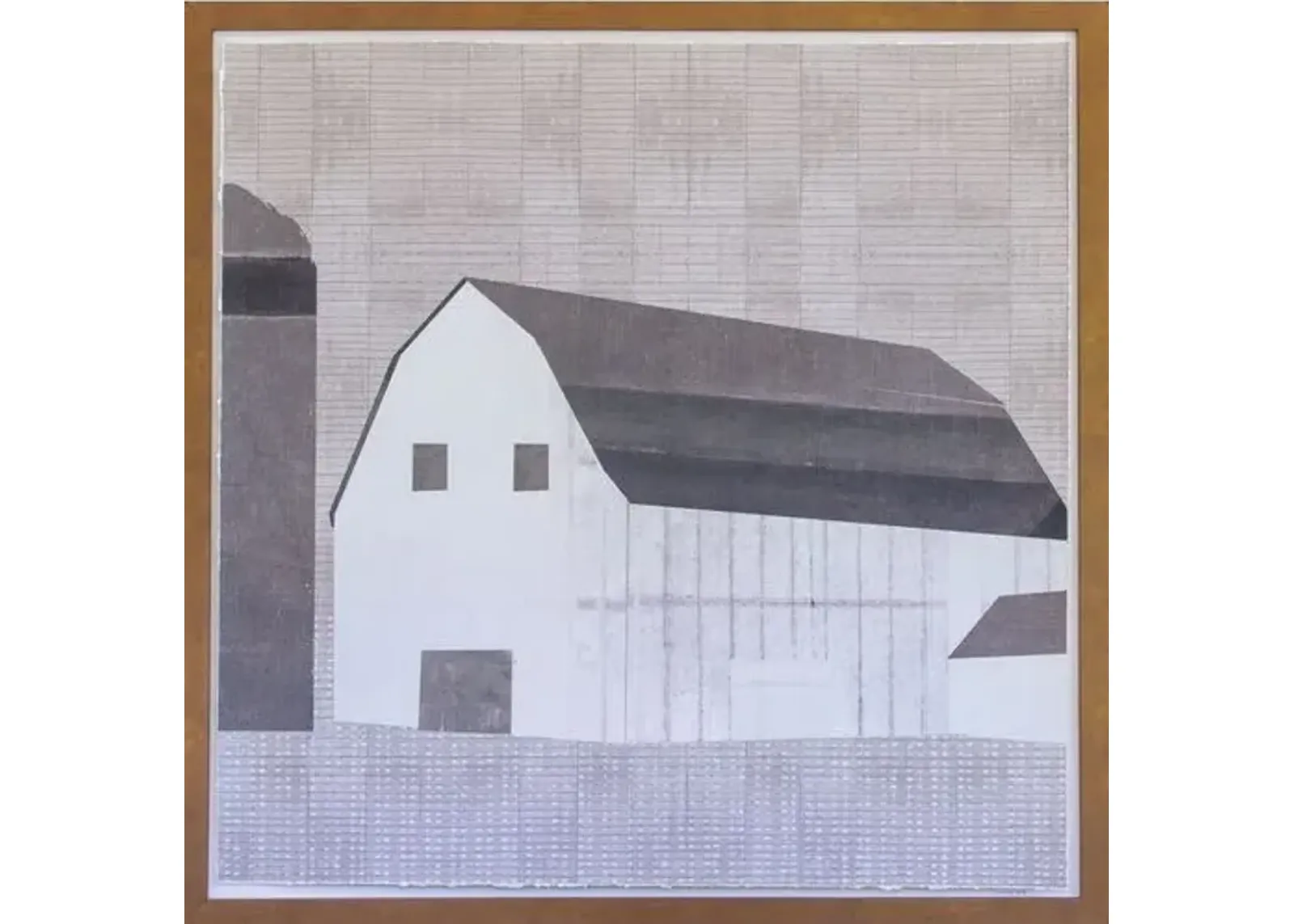 Dawn Wolfe - Fall Barn - Dawn Wolfe Design - Brown