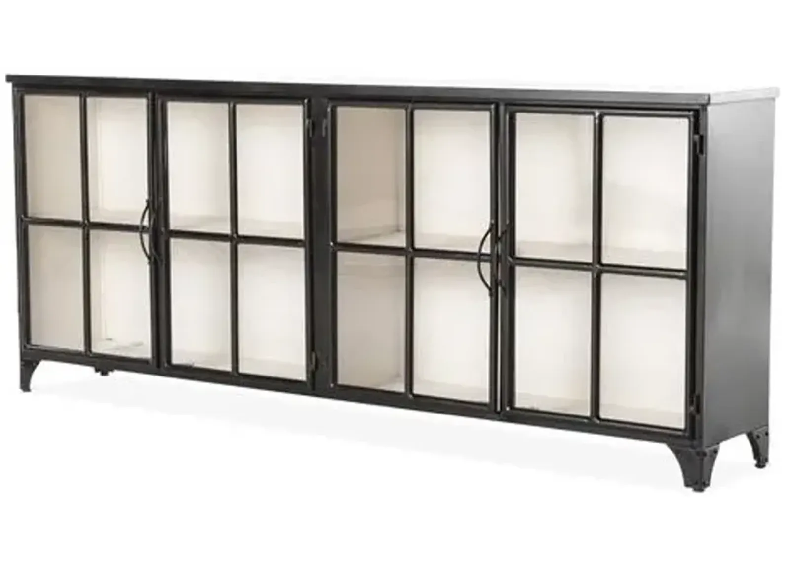 Camila Sideboard - Distressed Black