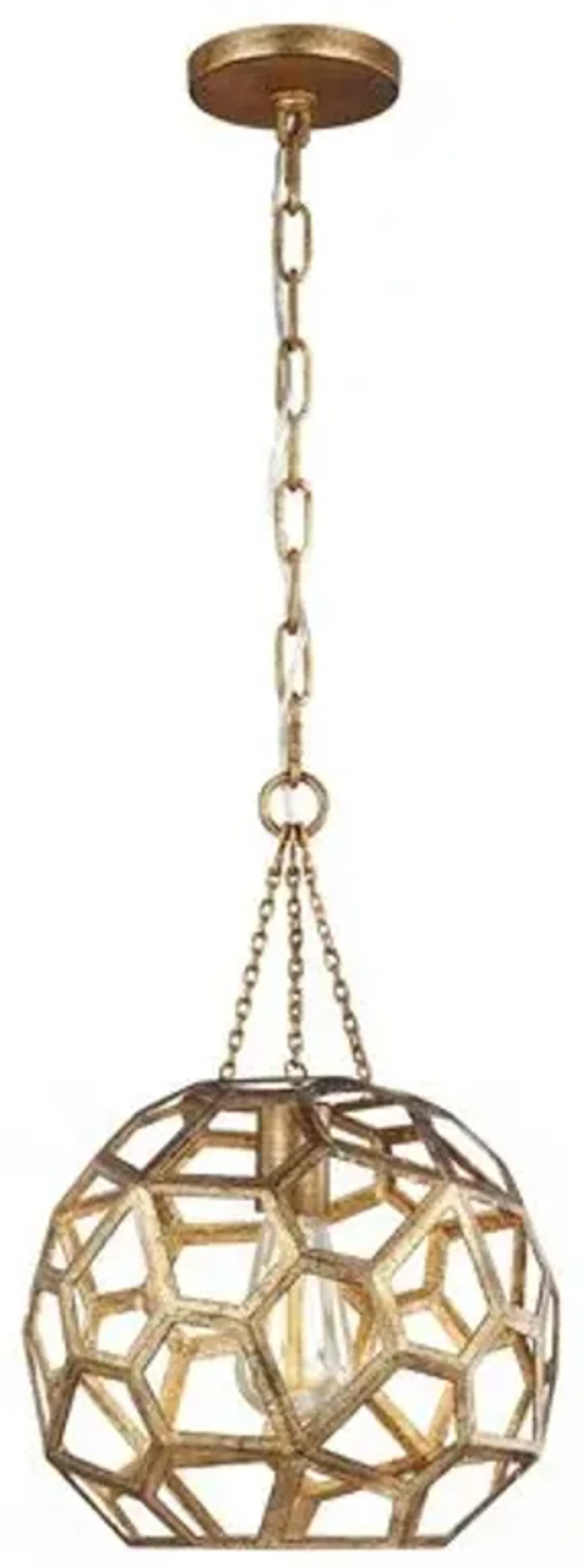 Visual Comfort - Feccetta Pendant - Antique Gild - Gold