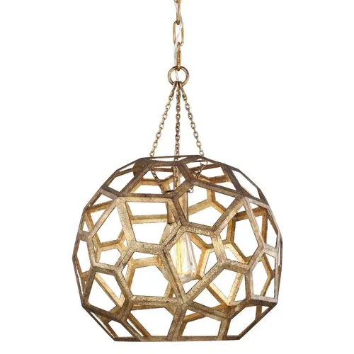 Visual Comfort - Feccetta Pendant - Antique Gild - Gold