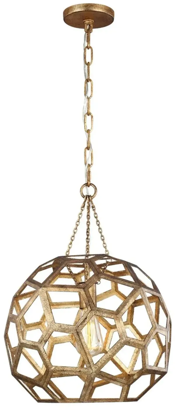 Visual Comfort - Feccetta Pendant - Antique Gild - Gold