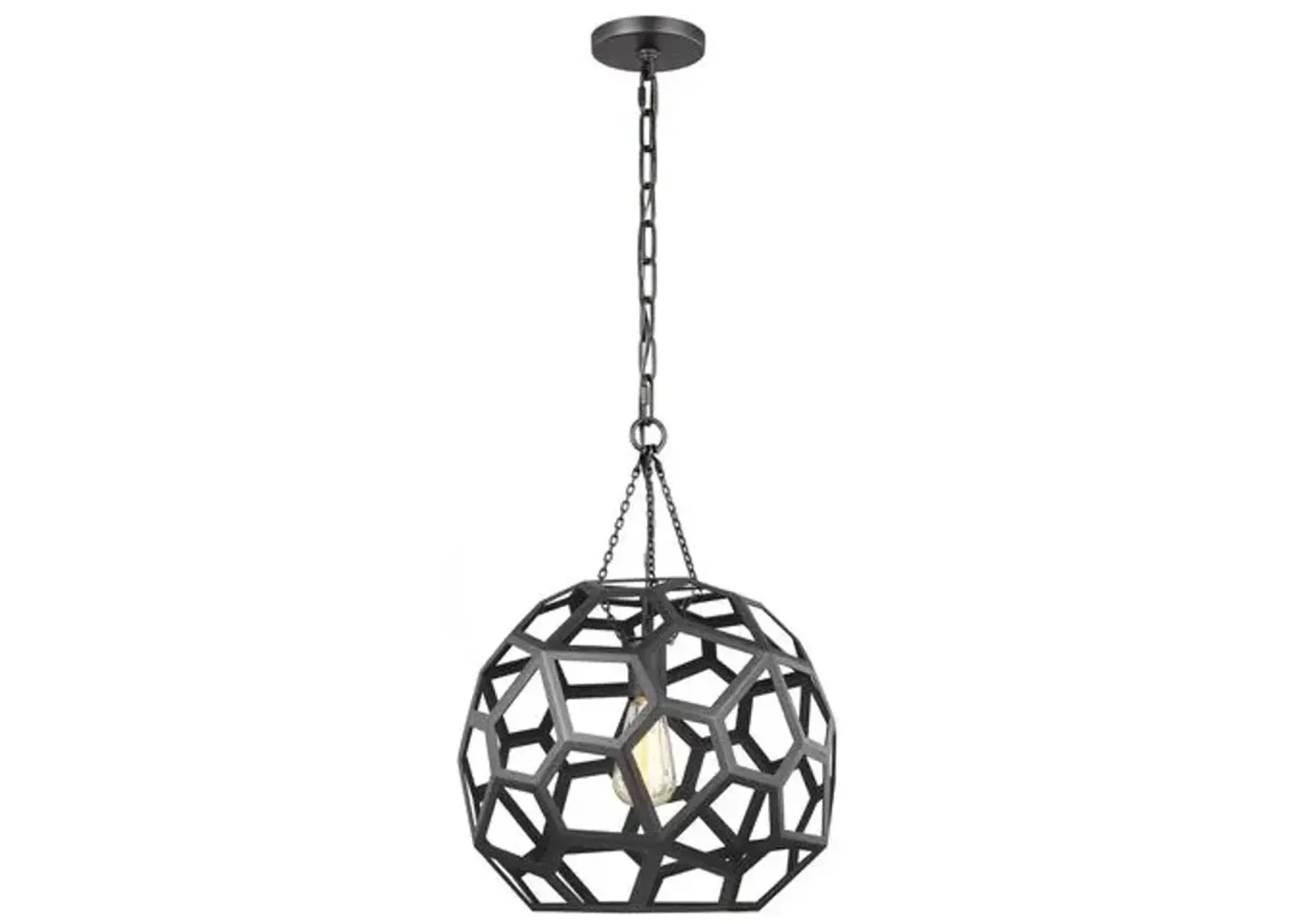 Visual Comfort - Feccetta Pendant - Midnight Black