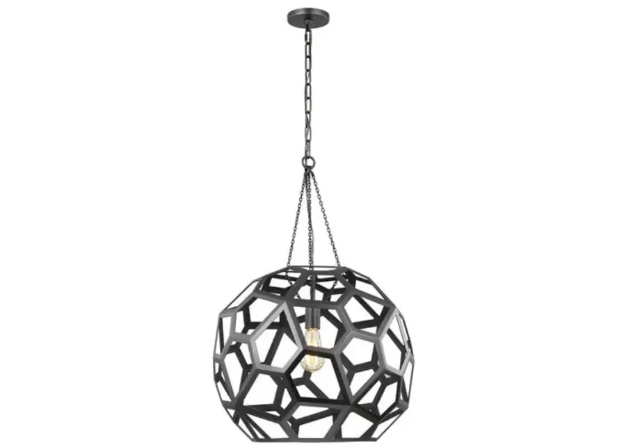 Visual Comfort - Feccetta Pendant - Midnight Black