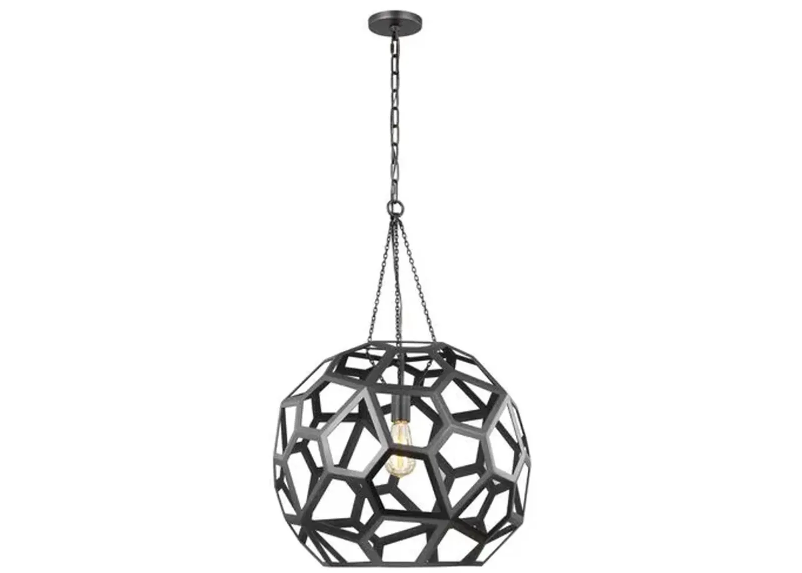 Visual Comfort - Feccetta Pendant - Midnight Black