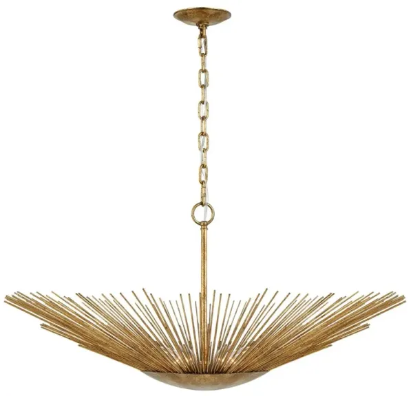 Visual Comfort - Helios Wide Pendant - Antique Gild - Gold