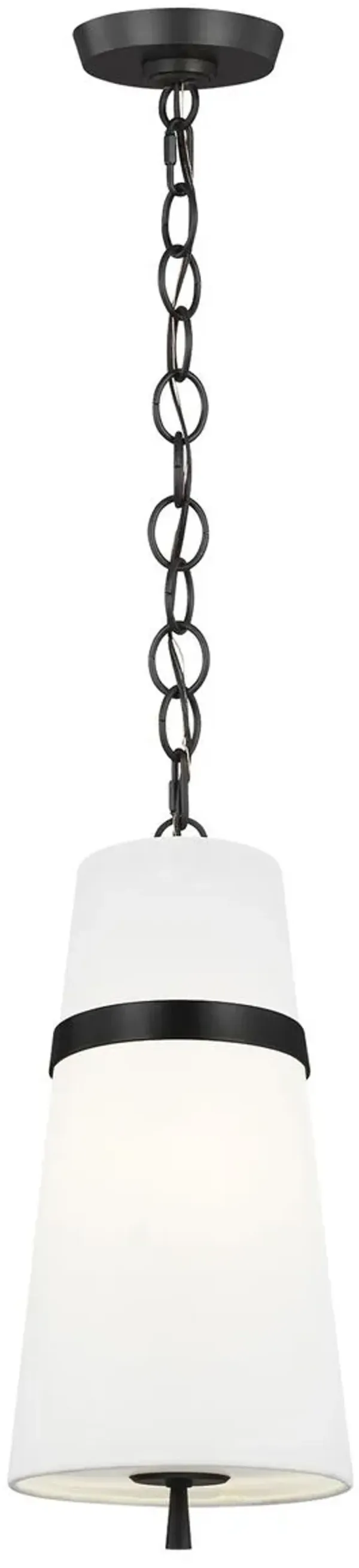 Visual Comfort - Cordtlandt Pendant - Aged Iron - Black