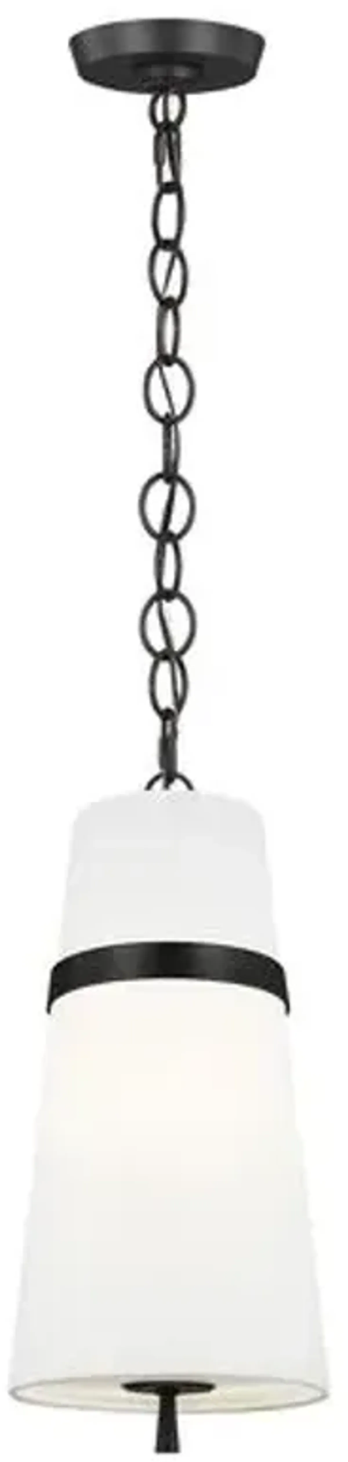 Visual Comfort - Cordtlandt Pendant - Aged Iron - Black