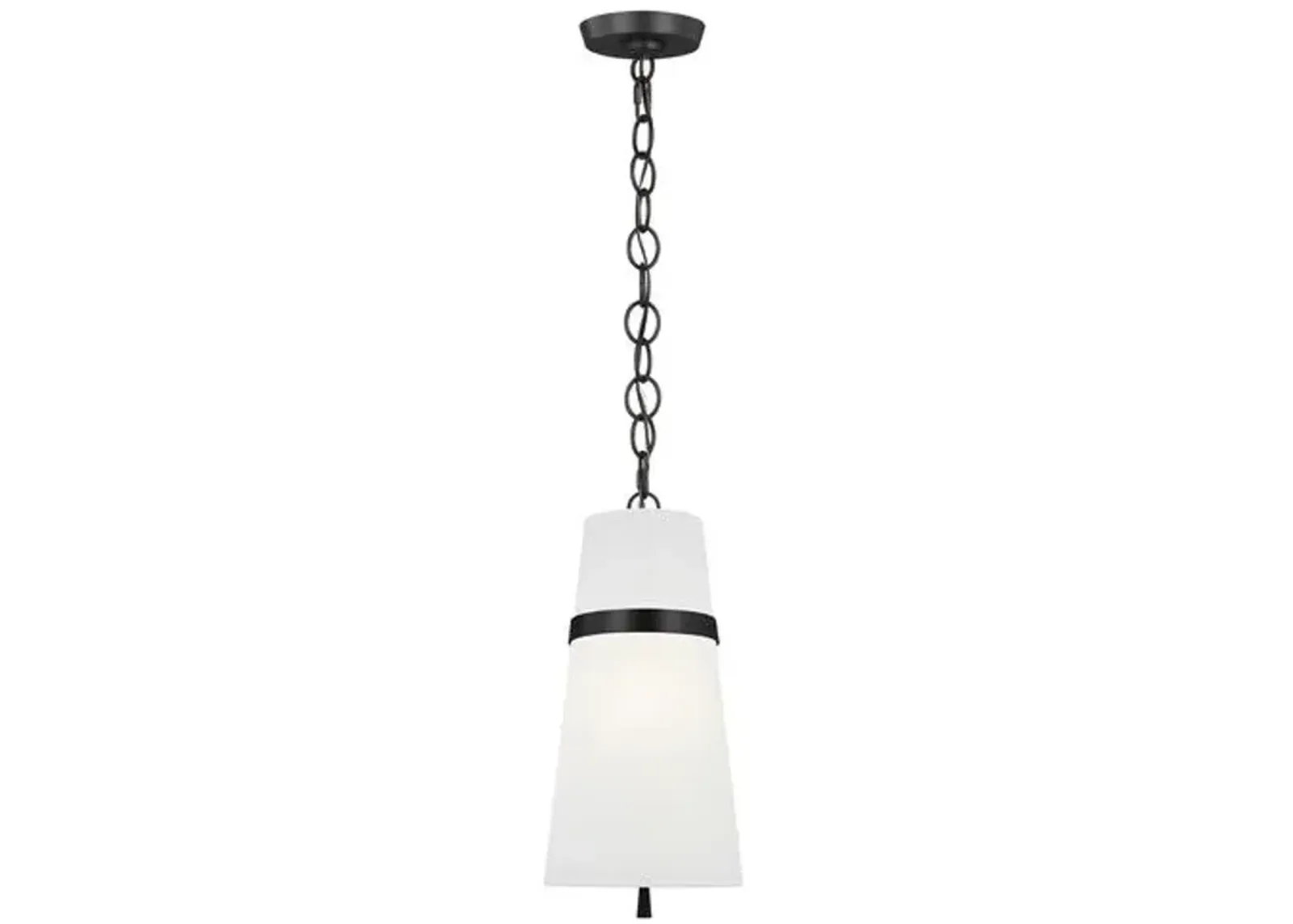 Visual Comfort - Cordtlandt Pendant - Aged Iron - Black