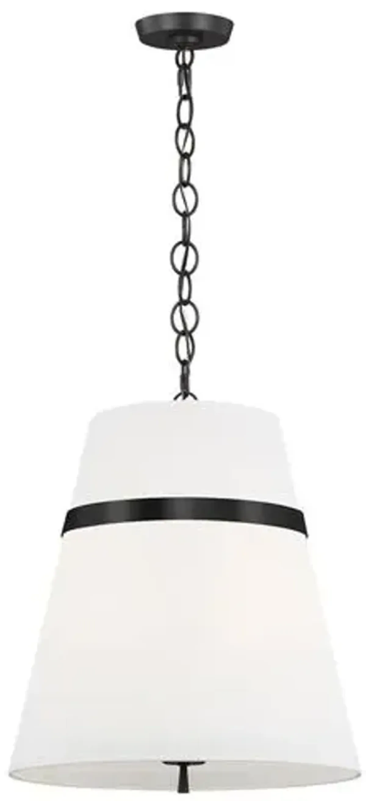 Visual Comfort - Cordtlandt Pendant - Aged Iron - Black