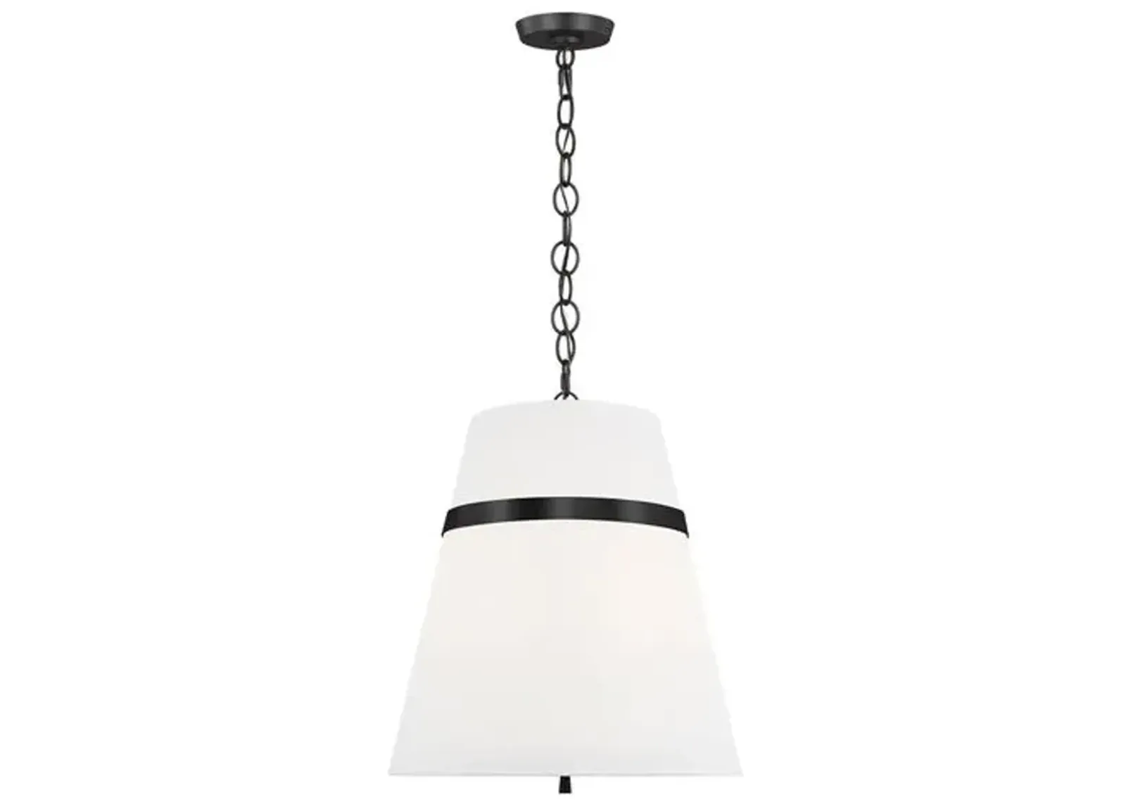 Visual Comfort - Cordtlandt Pendant - Aged Iron - Black