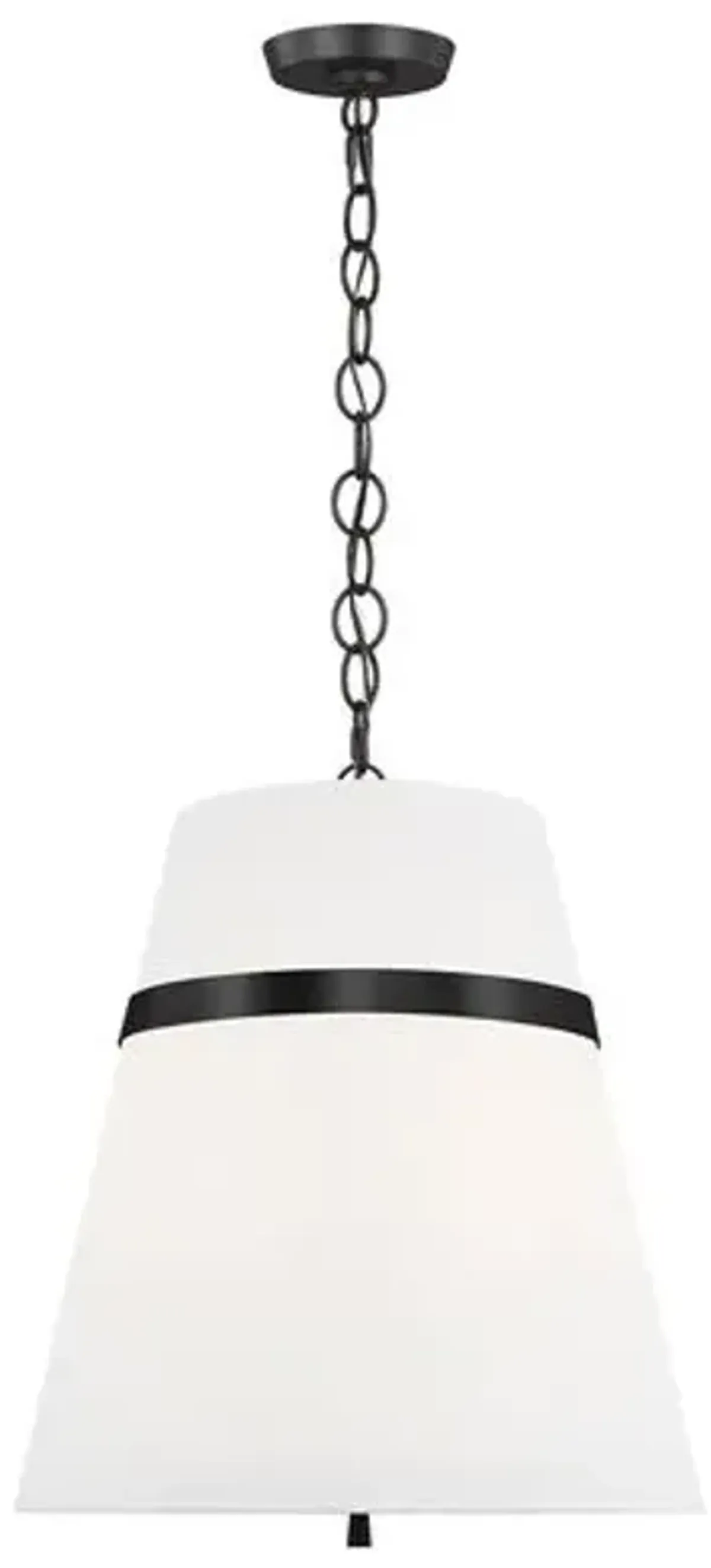 Visual Comfort - Cordtlandt Pendant - Aged Iron - Black