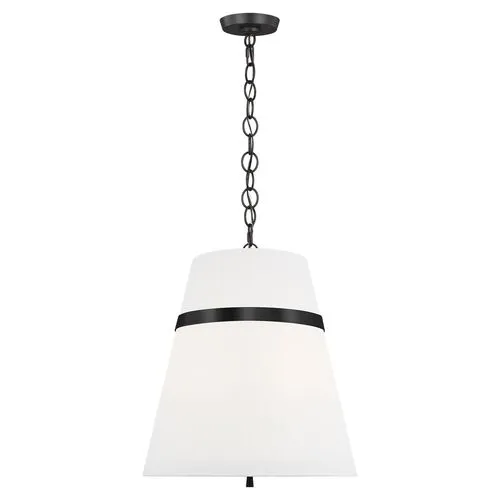 Visual Comfort - Cordtlandt Pendant - Aged Iron - Black