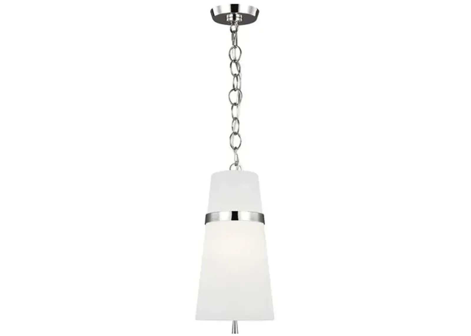 Visual Comfort - Cordtlandt Pendant - Polished Nickel - Silver