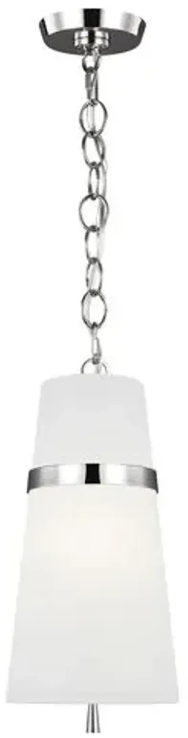 Visual Comfort - Cordtlandt Pendant - Polished Nickel - Silver