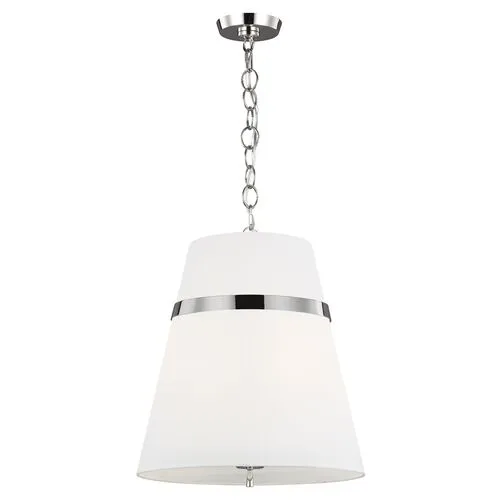 Visual Comfort - Cordtlandt Pendant - Polished Nickel - Silver